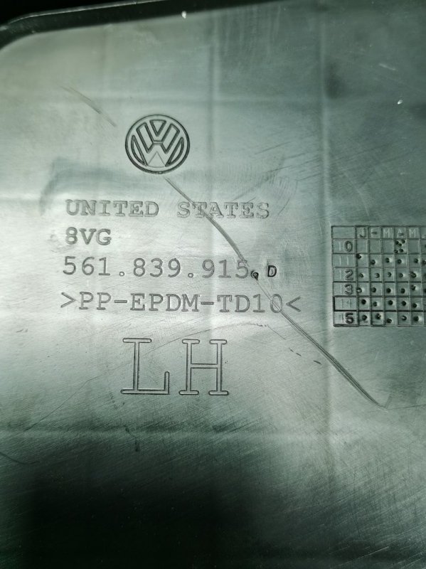 Накладка двери Volkswagen Passat US NMS R-Line USA 2017