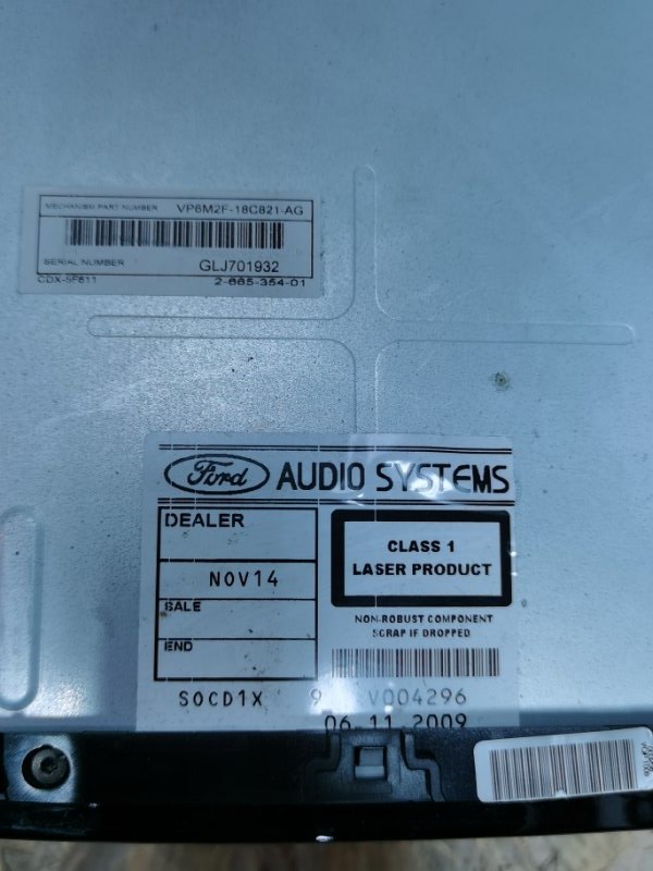 Магнитола FORD FOCUS 2 РЕСТАЙЛИНГ 2010 Хэтчбек