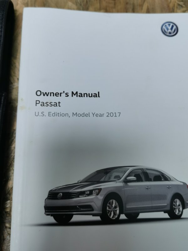 Папка для сервисной книжки Volkswagen Passat US NMS R-Line USA 2017