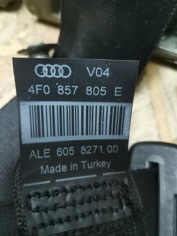 Ремни безопасности AUDI A6 C6 2011 Рест Седан S-Line