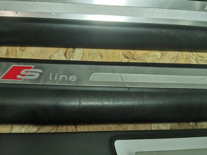 Накладки порога S-Line AUDI A6 C6 2011 Рест Седан S-Line