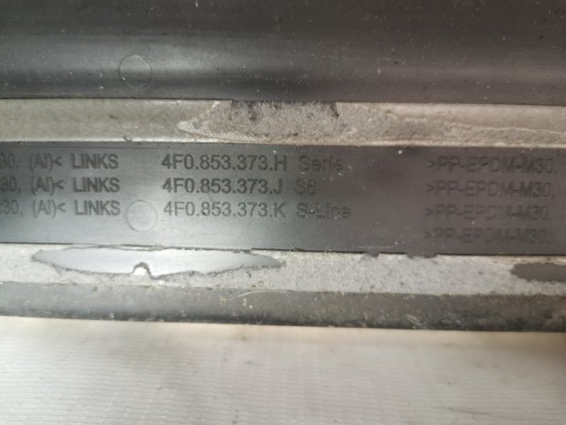 Накладки порога S-Line AUDI A6 C6 2011 Рест Седан S-Line