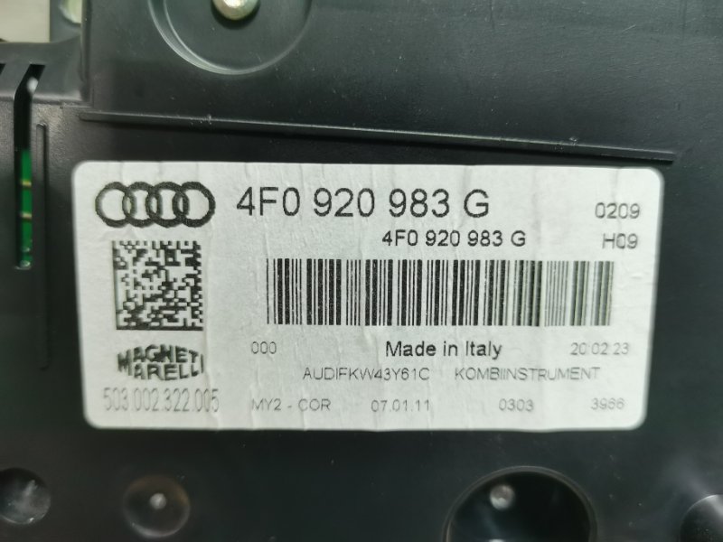 Щиток приборов AUDI A6 C6 2011 Рест Седан S-Line