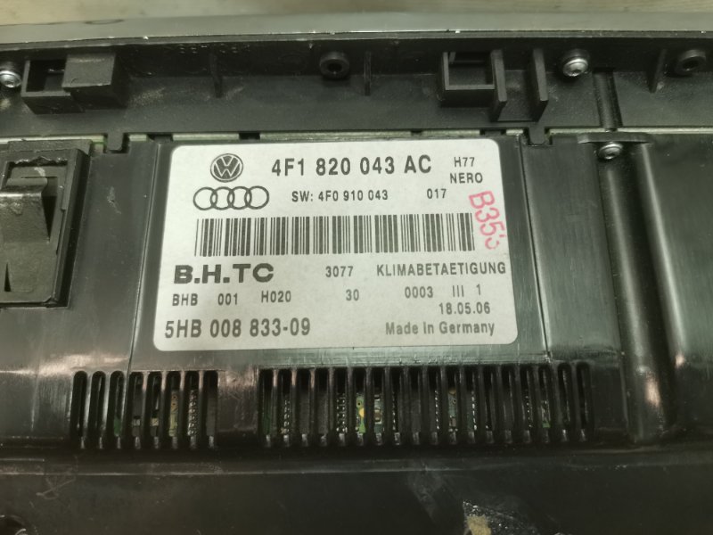 Блок управления климат-контролем AUDI A6 C6 Allroad quattro 2007 4F