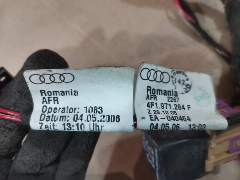 Проводка вентилятора радиатора AUDI A6 C6 Allroad quattro 2007 4F