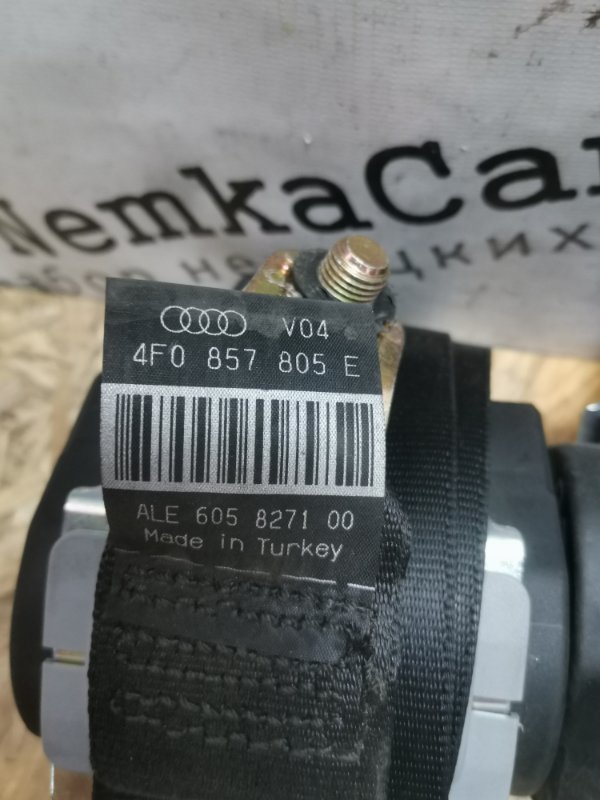 Ремни безопасности AUDI A6 C6 Allroad quattro 2007 4F