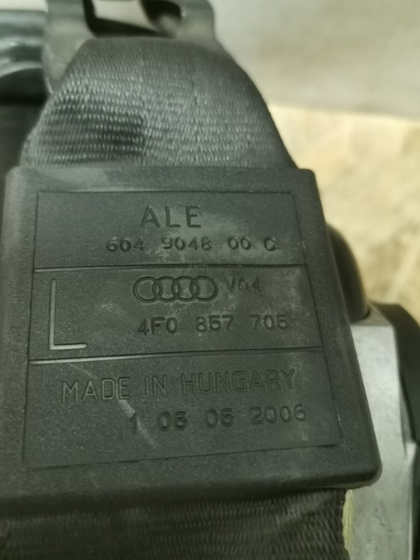 Ремни безопасности AUDI A6 C6 Allroad quattro 2007 4F
