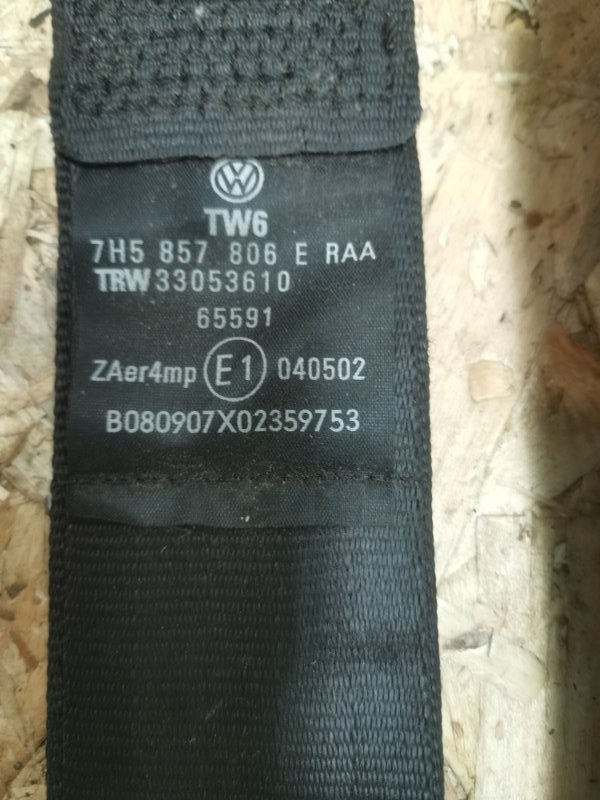 Ремни безопасности Volkswagen Transporter T5 2008 Caravelle