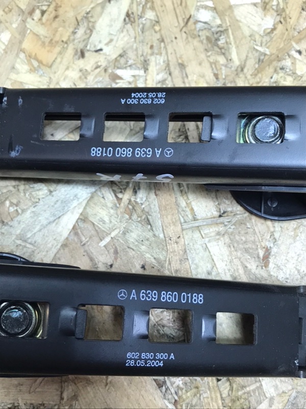 Регулировка ремня безопасности Mercedes Vito 2004 639