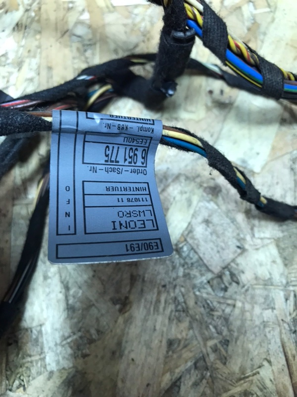 Проводка двери BMW 3-Series 2006 E91