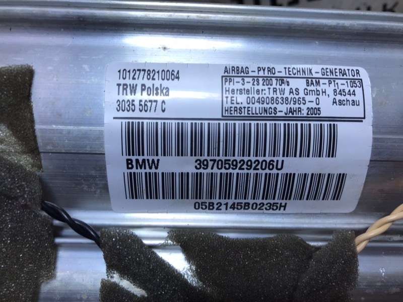 Подушка безопасности пассажира BMW 3-Series E90 2006