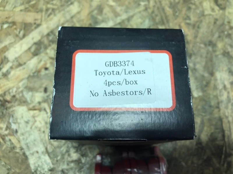 Тормозные колодки TOYOTA Camry V30