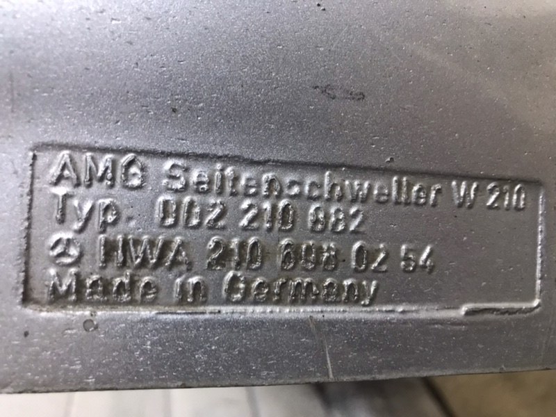 Обвес AMG оригинал Mercedes E55 AMG 1999 W210