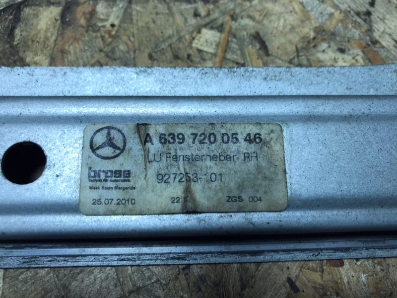 Стеклоподъемник Mercedes Vito 2010 639 рест