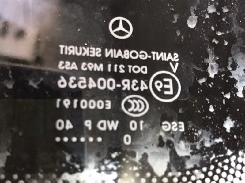 Стекло Mercedes Vito 2010 639 рест