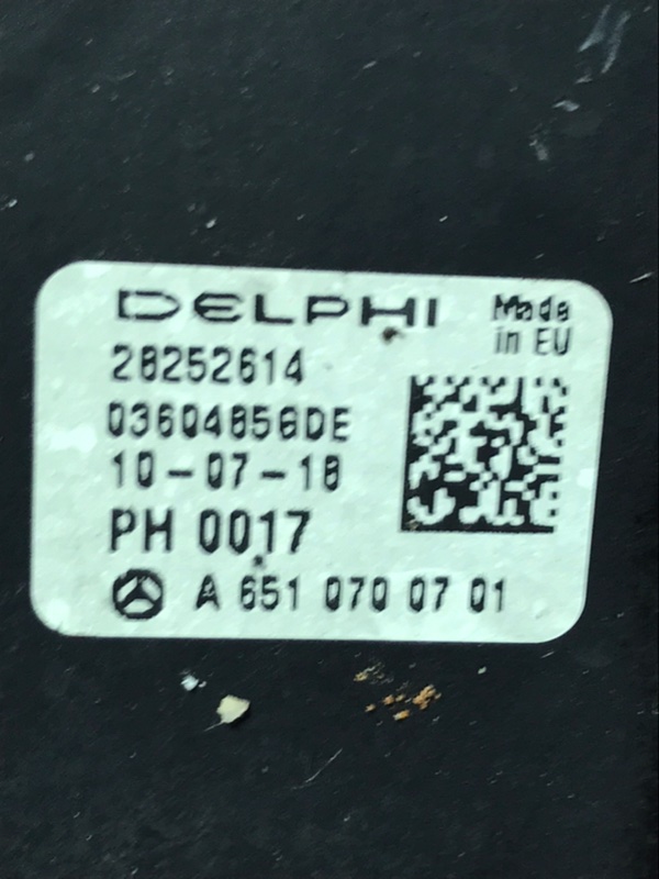 ТНВД Mercedes Vito 2010 639 рест