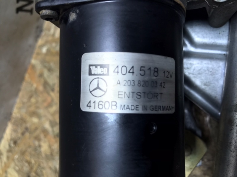 Мотор стеклоочистителя с трапецией Mercedes C-Class 2000 W203