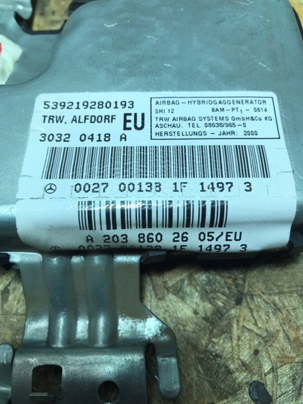 Подушка безопасности Mercedes C-Class 2000 W203