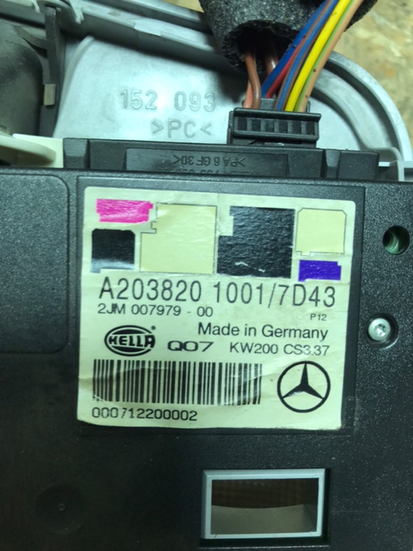 Плафон салона Mercedes C-Class 2000 W203