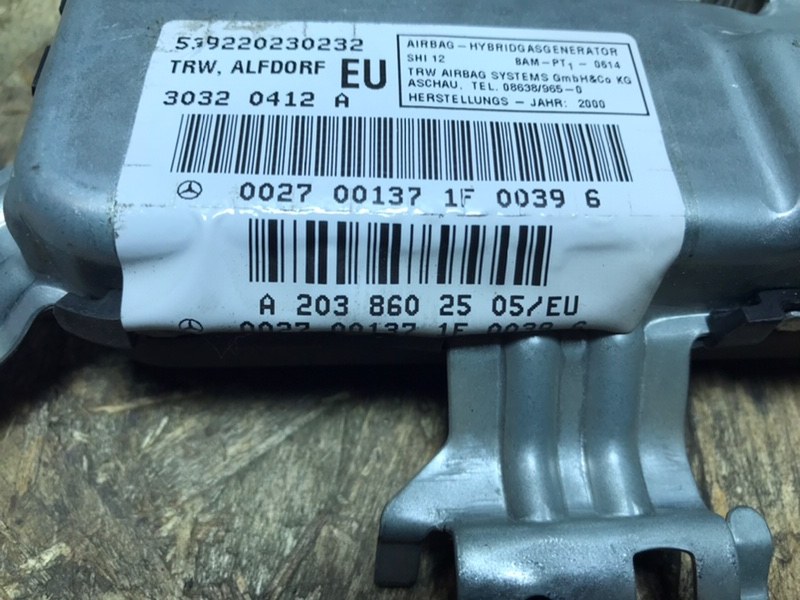 Подушка безопасности в дверь Mercedes C-Class 2000 W203
