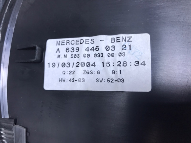 Щиток приборов Mercedes Vito 2004 639