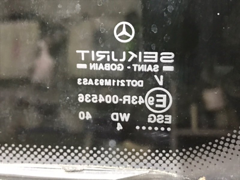 Стекло сдвижной двери Mercedes Vito 2004 639