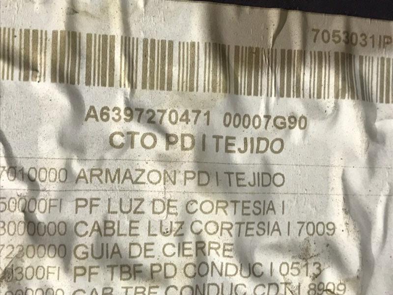 Обшивка двери (ПАРА) Mercedes Vito 2004 639