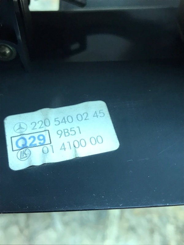 Подрулевой переключатель Mercedes S-Klass 2000 w220