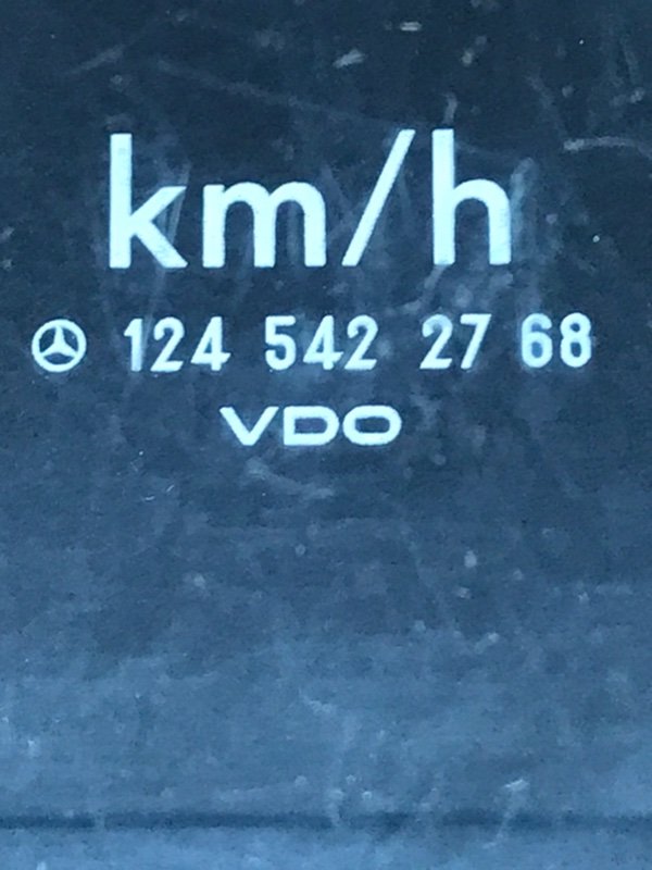 Щиток приборов Mercedes W124 1987