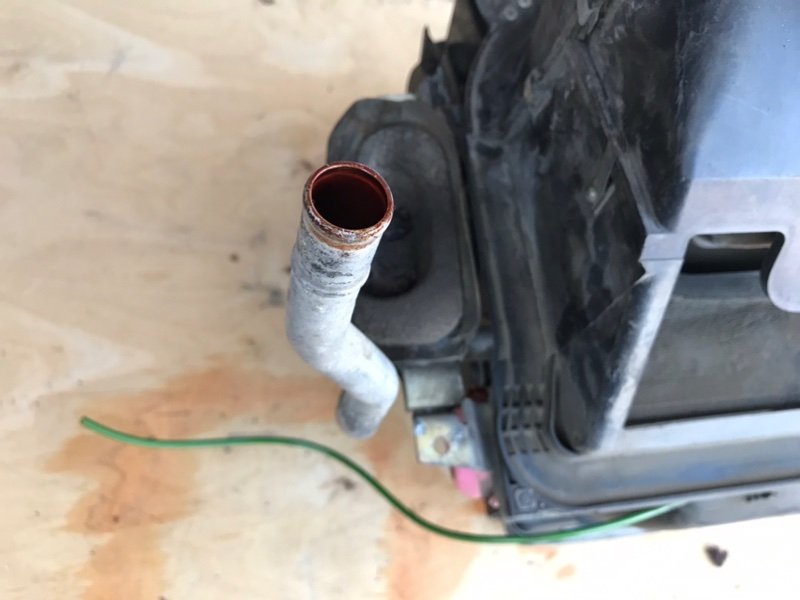 Корпус печки Mercedes W124 1987