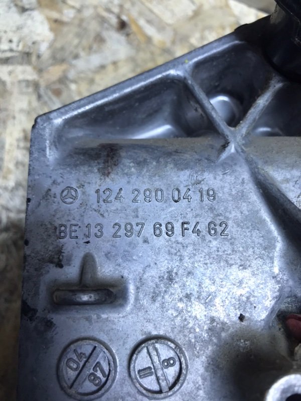 Педальный узел Mercedes W124 1987