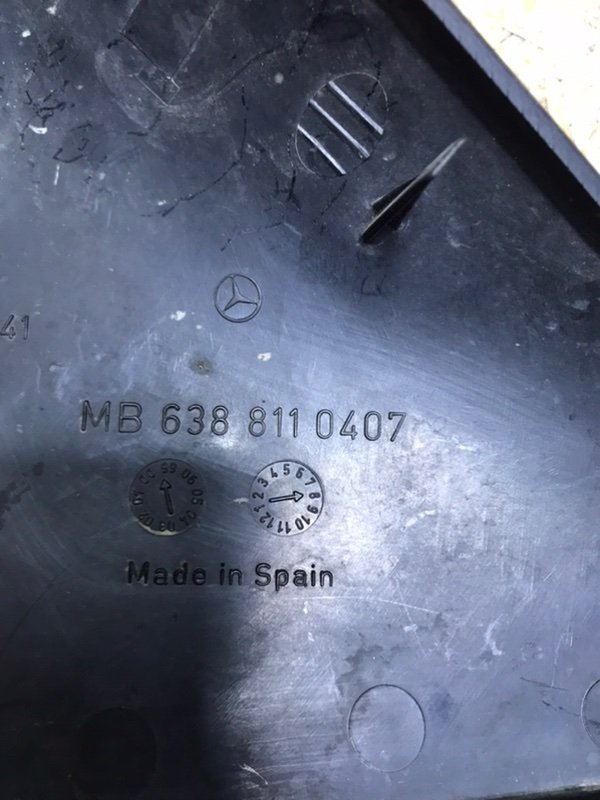 Накладка зеркала Mercedes Vito 2001 638