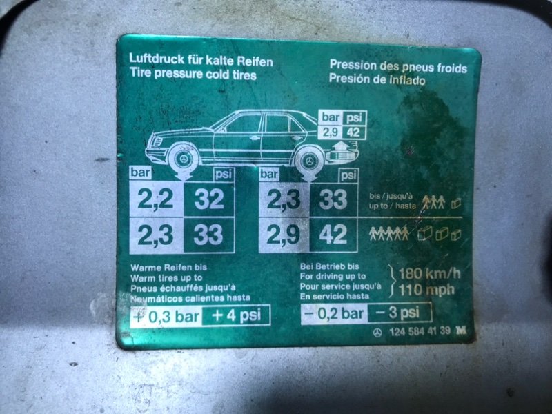 Лючок бензобака Mercedes W124 1993 E320