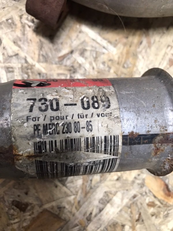 Приемная труба Mercedes W123 1980 E230