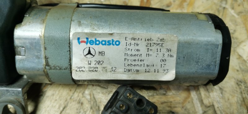 Мотор люка Mercedes C180 1996 W202
