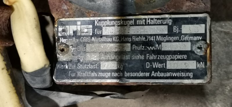 Фаркоп Mercedes W124 1993 E320