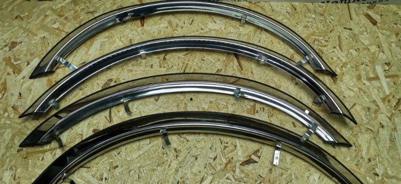 Хром накладки арки крыла Mercedes W126 1988 420SE