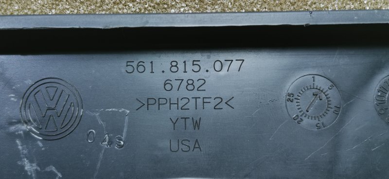 Воздуховод печки Volkswagen Passat US NMS R-Line USA 2017