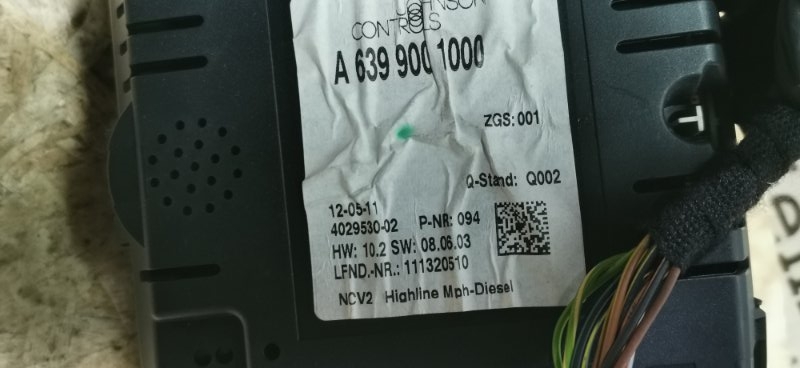 Щиток приборов Mercedes Vito 2011 639 рест