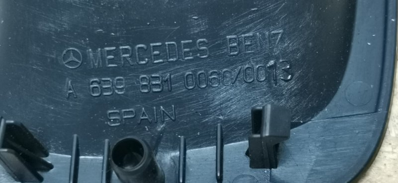 Дефлектор панели Mercedes Vito 2011 639 рест