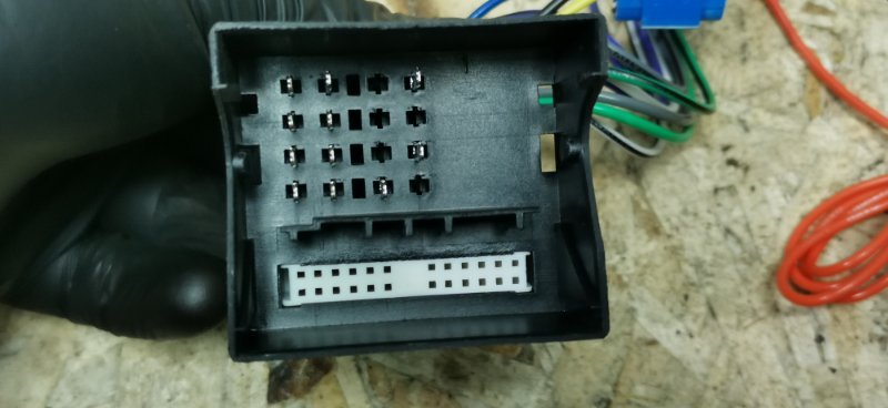 Разъем магнитолы Mercedes Vito 2011 639 рест