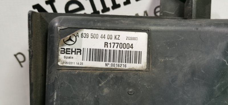 Диффузор радиатора Mercedes Vito 2011 639 рест