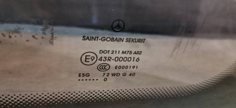 Стекло сдвижной двери Mercedes VIANO 2011 639 рест