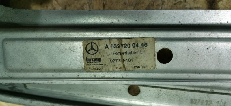 Стеклоподъемник Mercedes VIANO 2011 639 рест