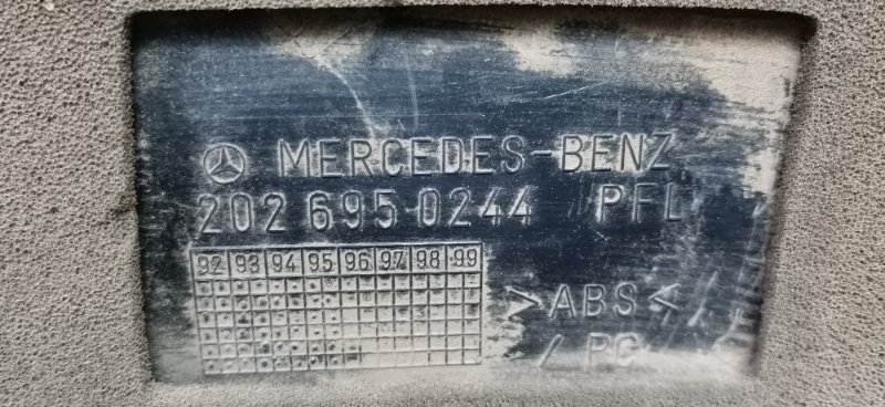 Обшивка стойки Mercedes C180 1996 W202