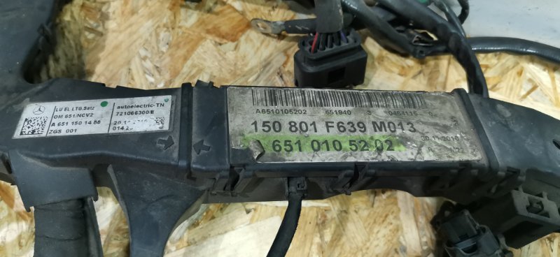 Проводка двигателя Mercedes VIANO 2011 639 рест
