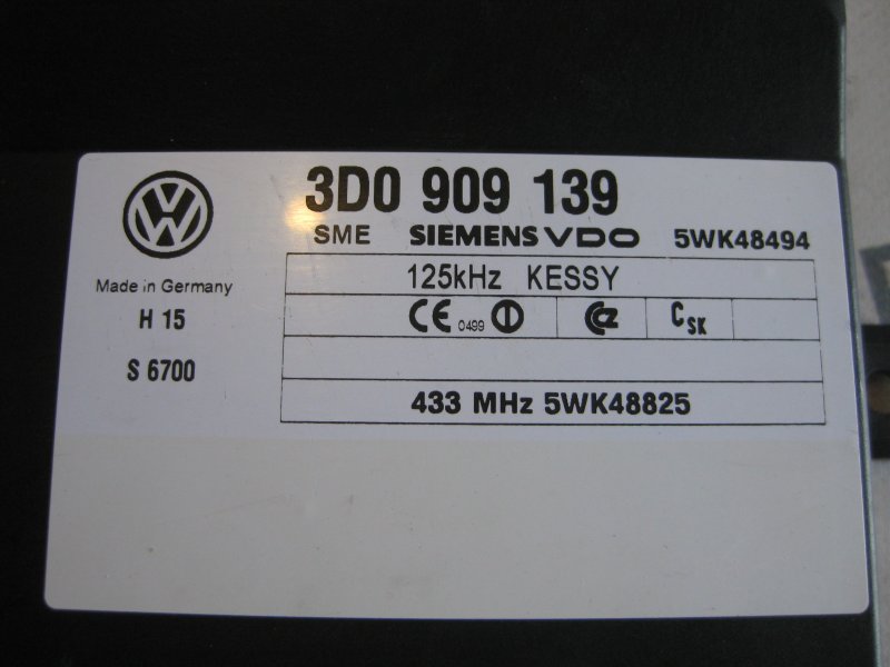 Блок управления центральным замком Volkswagen Touareg 2006 Кроссовер