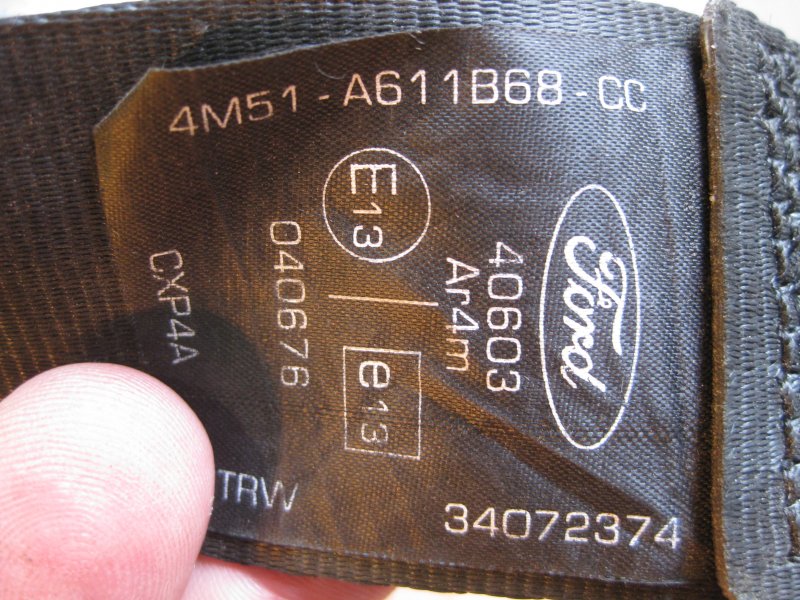 Ремень безопасности Ford Kuga 2009