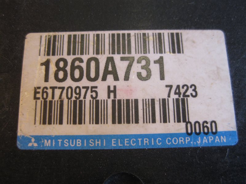 Блок управления двигателем Mitsubishi Lancer 10 2007 седан
