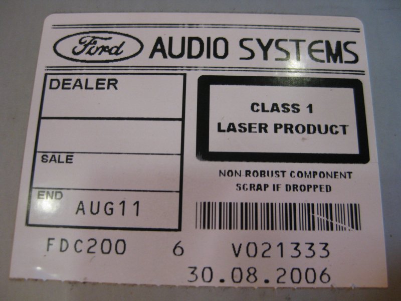 Магнитола Ford Galaxy 2006